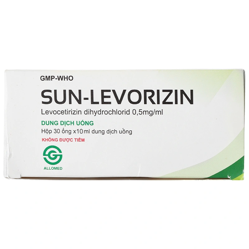 SUN-LEVORIZIN trị các triệu chứng viêm mũi dị ứng, mày đay (30 ống x 10ml) - 5